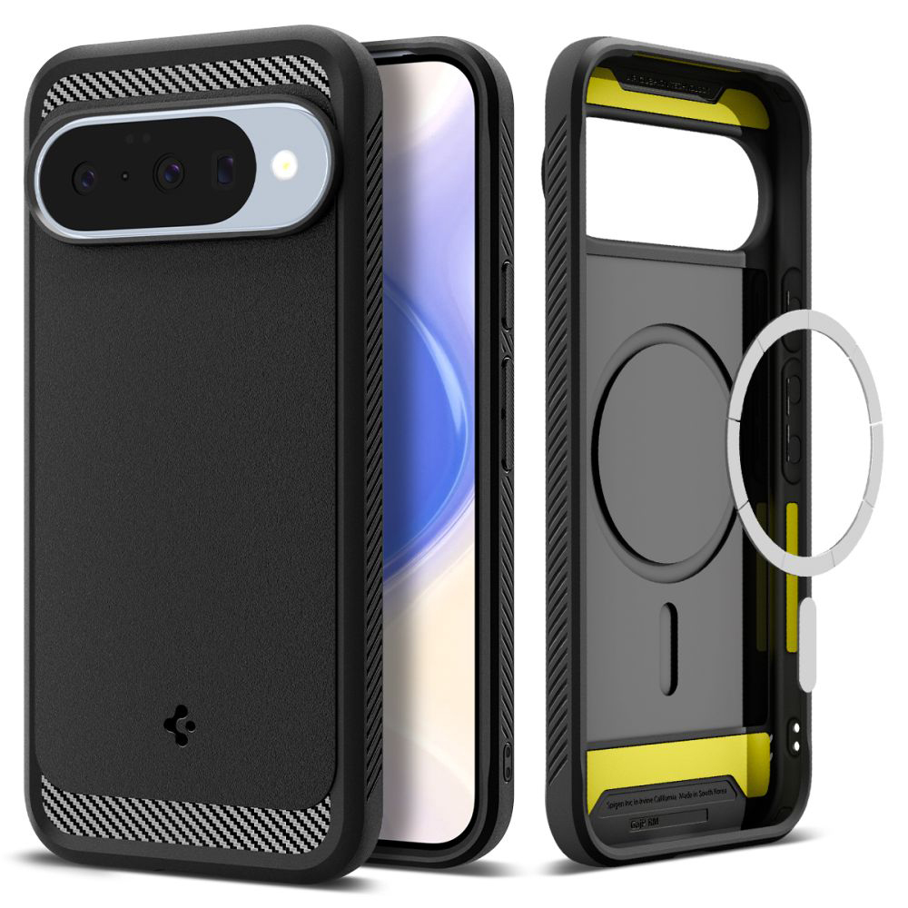 Pouzdro Spigen Rugged Armor MagSafe pro Google Pixel 10/10 Pro matná černá