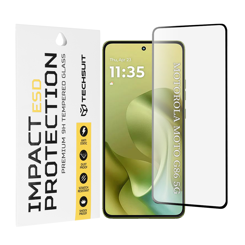 Techsuit ESD sklo Motorola Moto G86 G86 Power černé