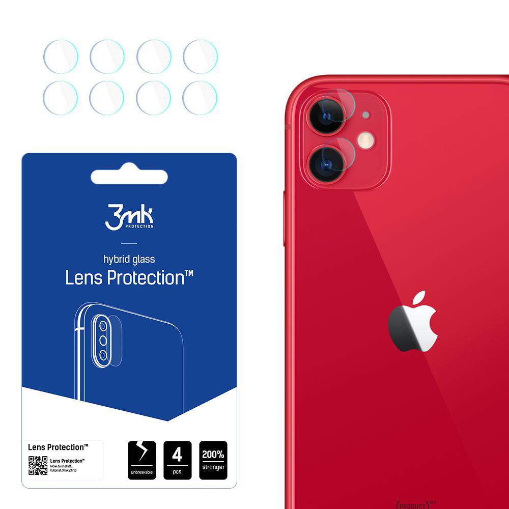 3mk Lens Protection (4 pack) iPhone 11 průhledný