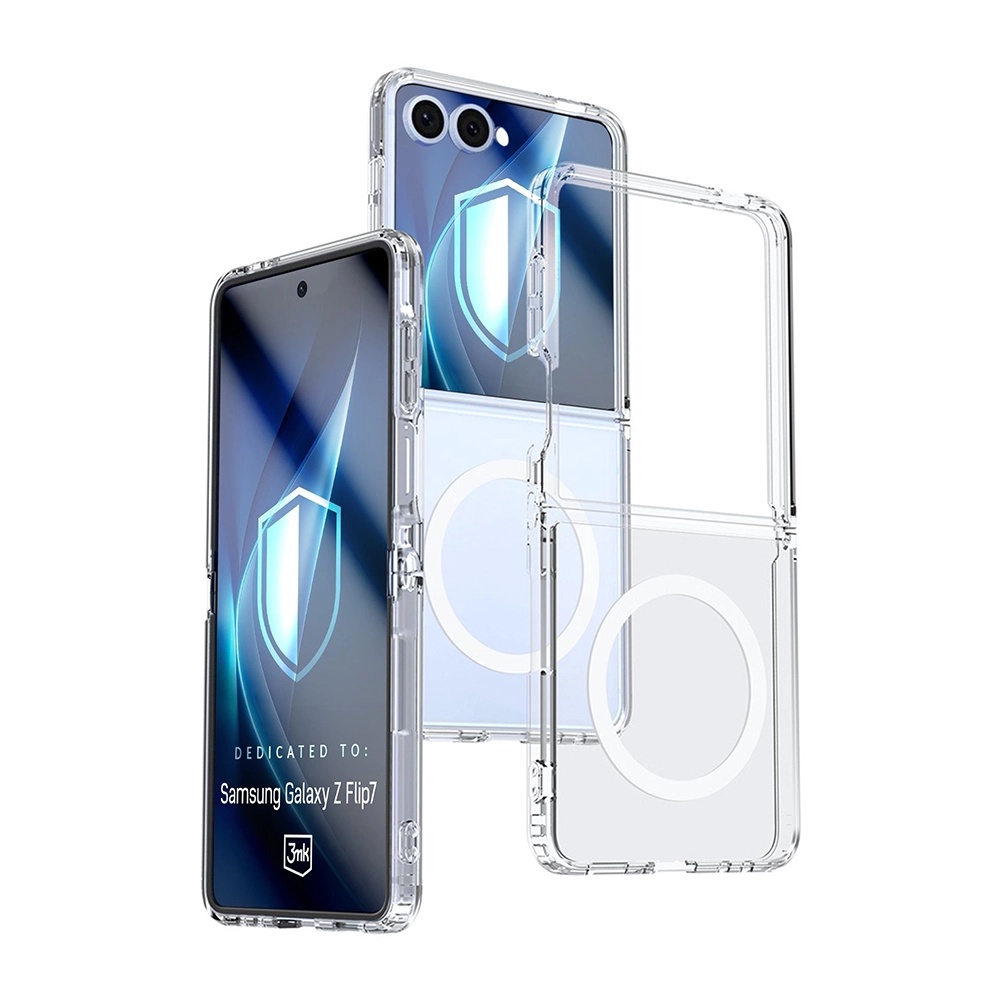 3mk Clear Case pro Samsung Galaxy Z Flip7 Průhledný