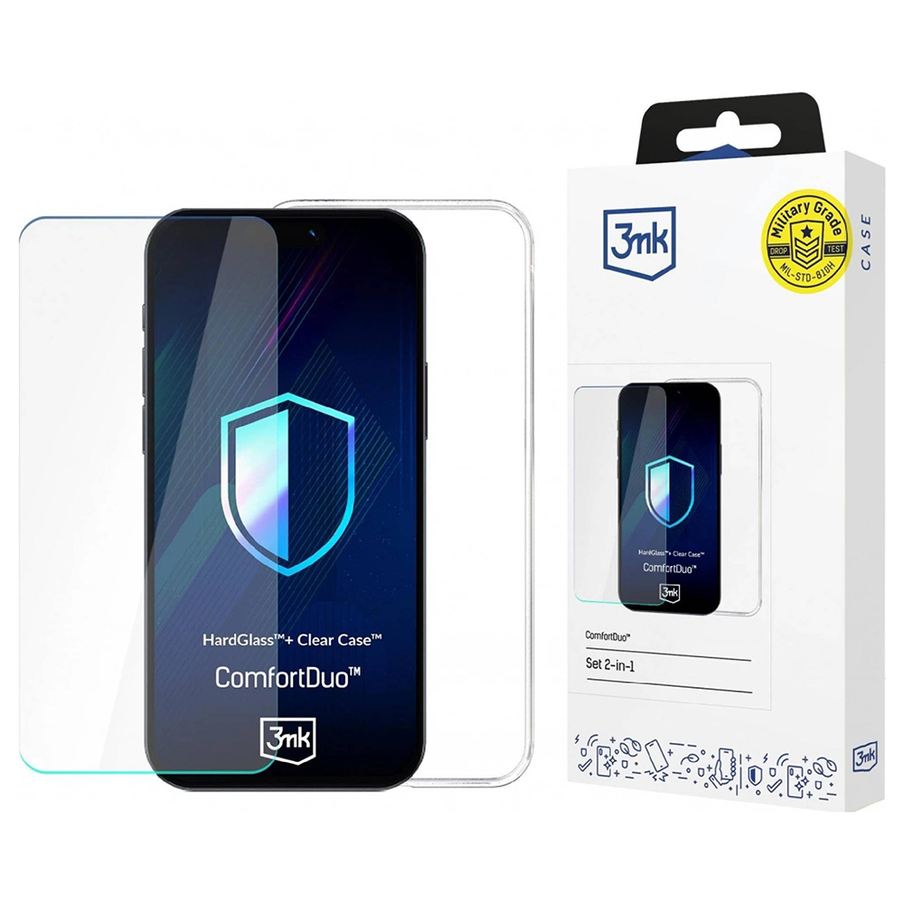 3mk Pack ComfortDuo sklo a pouzdro Samsung Galaxy A26 5G průhledné