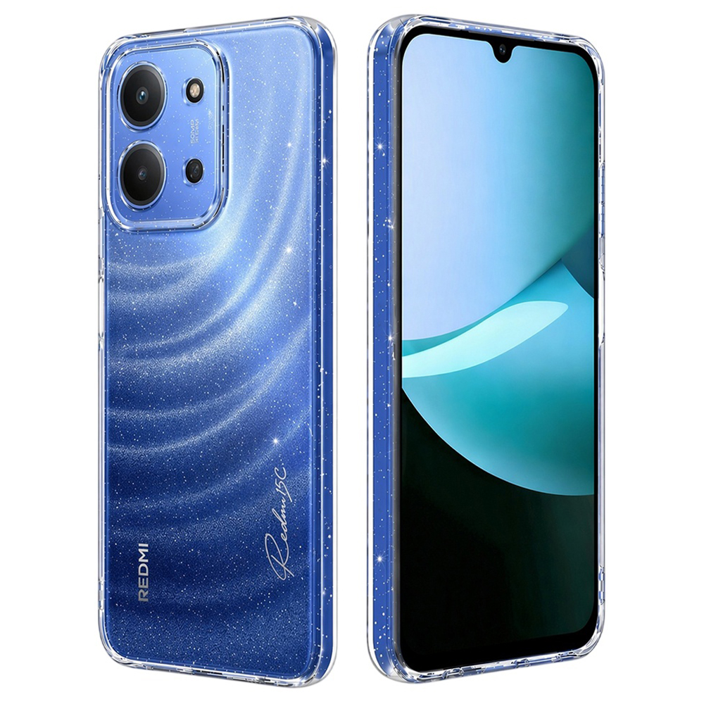 Techsuit SparkleSkin Series Xiaomi Redmi 15C 4G / Redmi 15C 5G průhledný