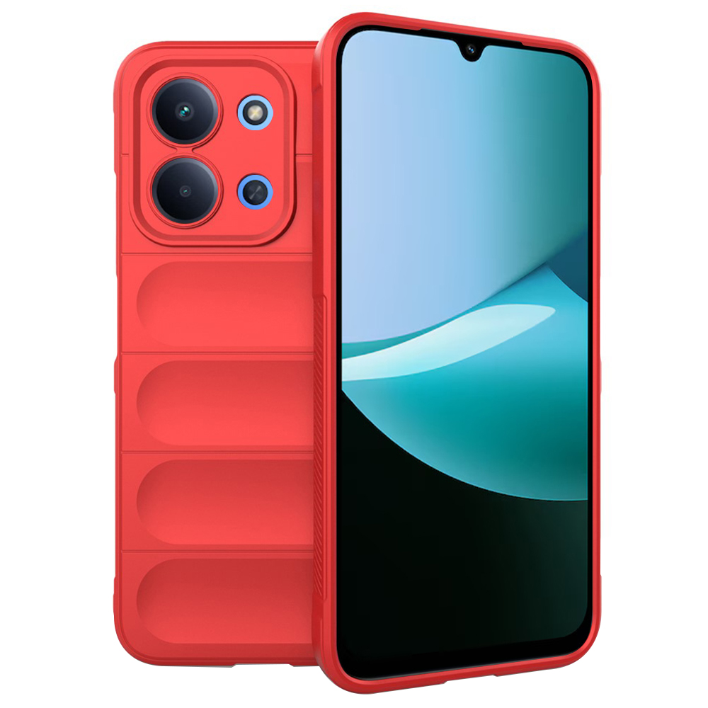 Techsuit Magic Shield pro Xiaomi Redmi 15C 4G/5G červený
