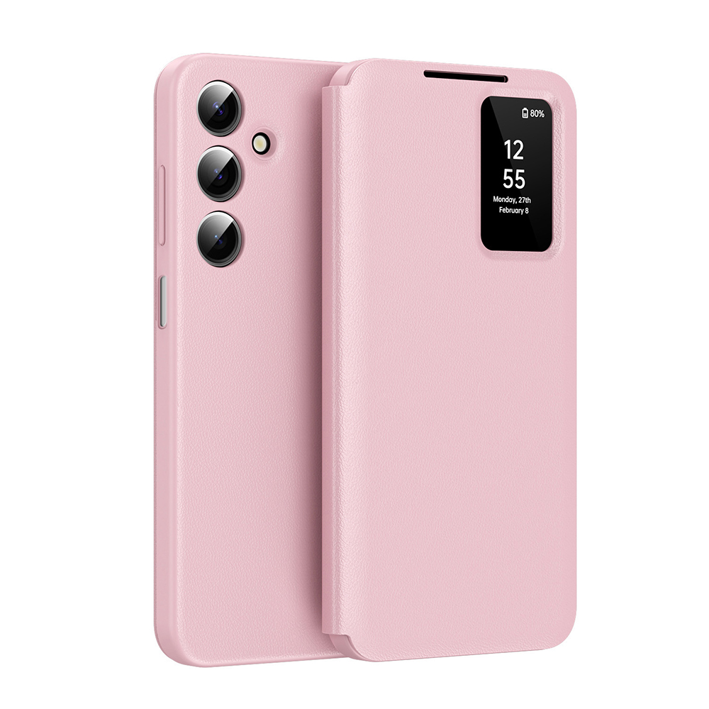 Techsuit SmartView Series pro Samsung Galaxy A17 5G A17 4G A26 5G růžová