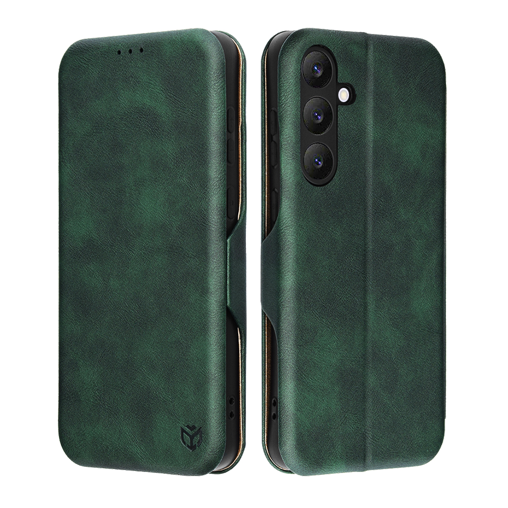 Techsuit Safe Wallet Plus pro Samsung Galaxy S25 FE zelená