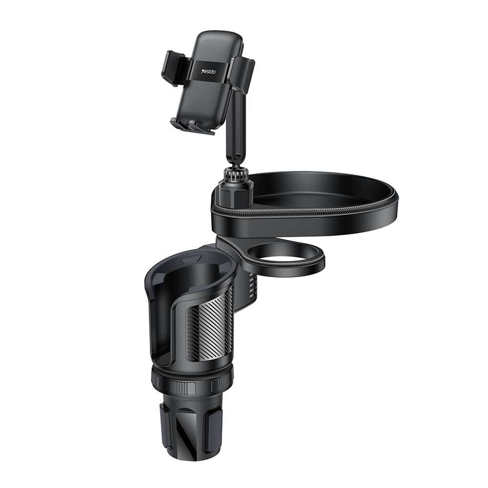 Yesido Car Holder 4v1 C274 Držák na telefon a drobnosti černý
