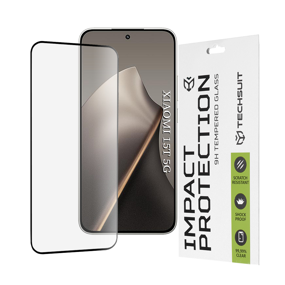 Ochranné sklo Techsuit 111D pro Xiaomi 15T černé