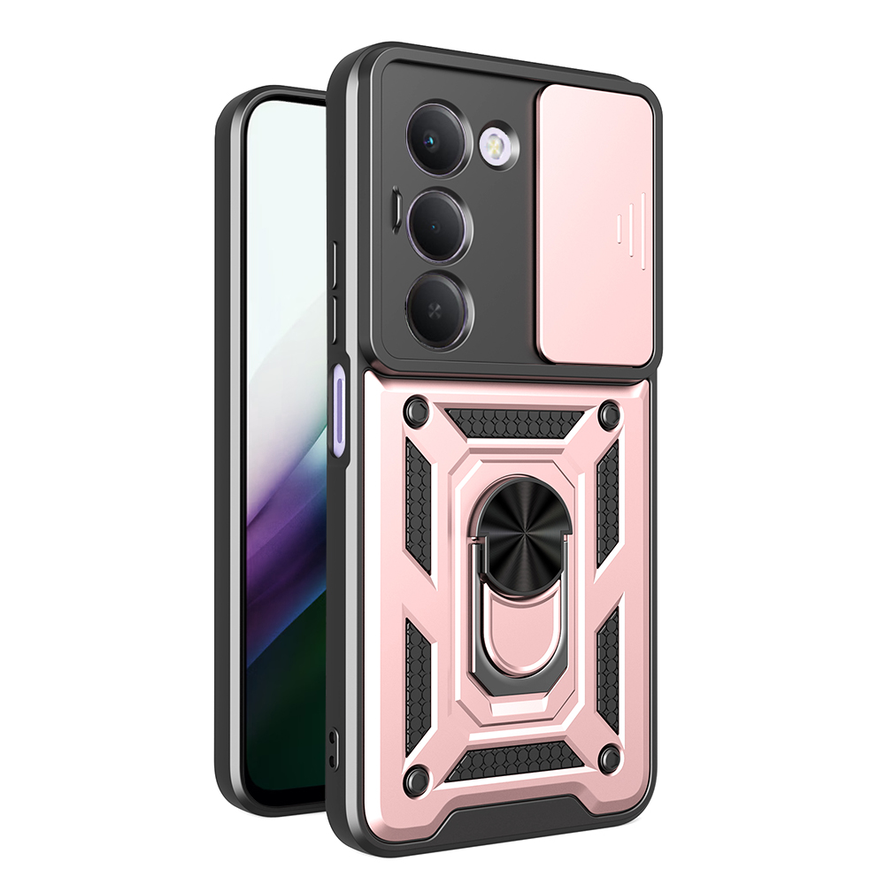 Techsuit CamShield Series Xiaomi Redmi 15 4G / Redmi 15 5G růžově zlatý