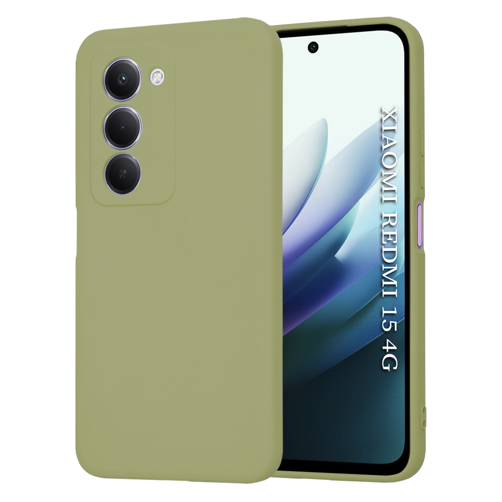 Techsuit SoftFlex pro Xiaomi Redmi 15 4G / Redmi 15 5G v barvě matcha