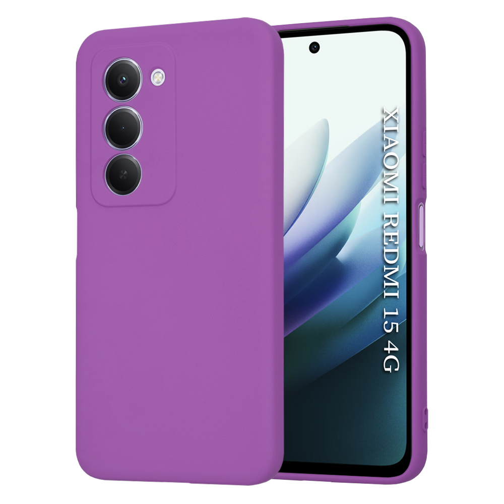 Techsuit SoftFlex pro Xiaomi Redmi 15 4G Redmi 15 5G fialová