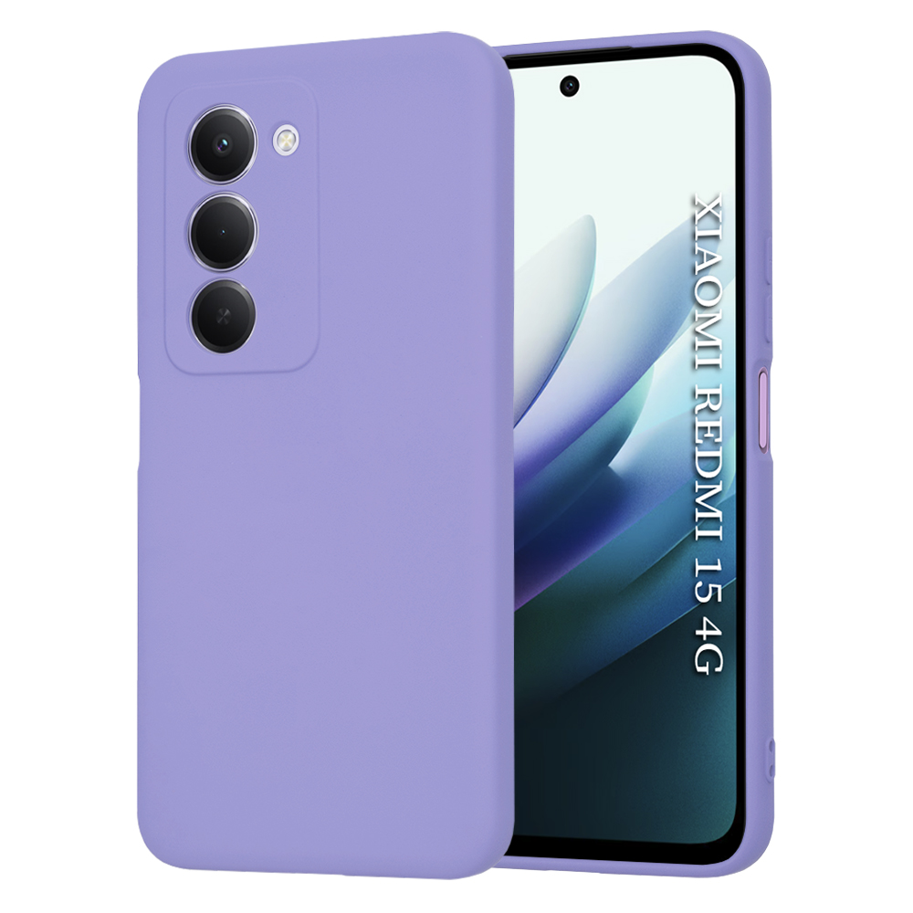 Techsuit SoftFlex pro Xiaomi Redmi 15 4G Redmi 15 5G světle fialová