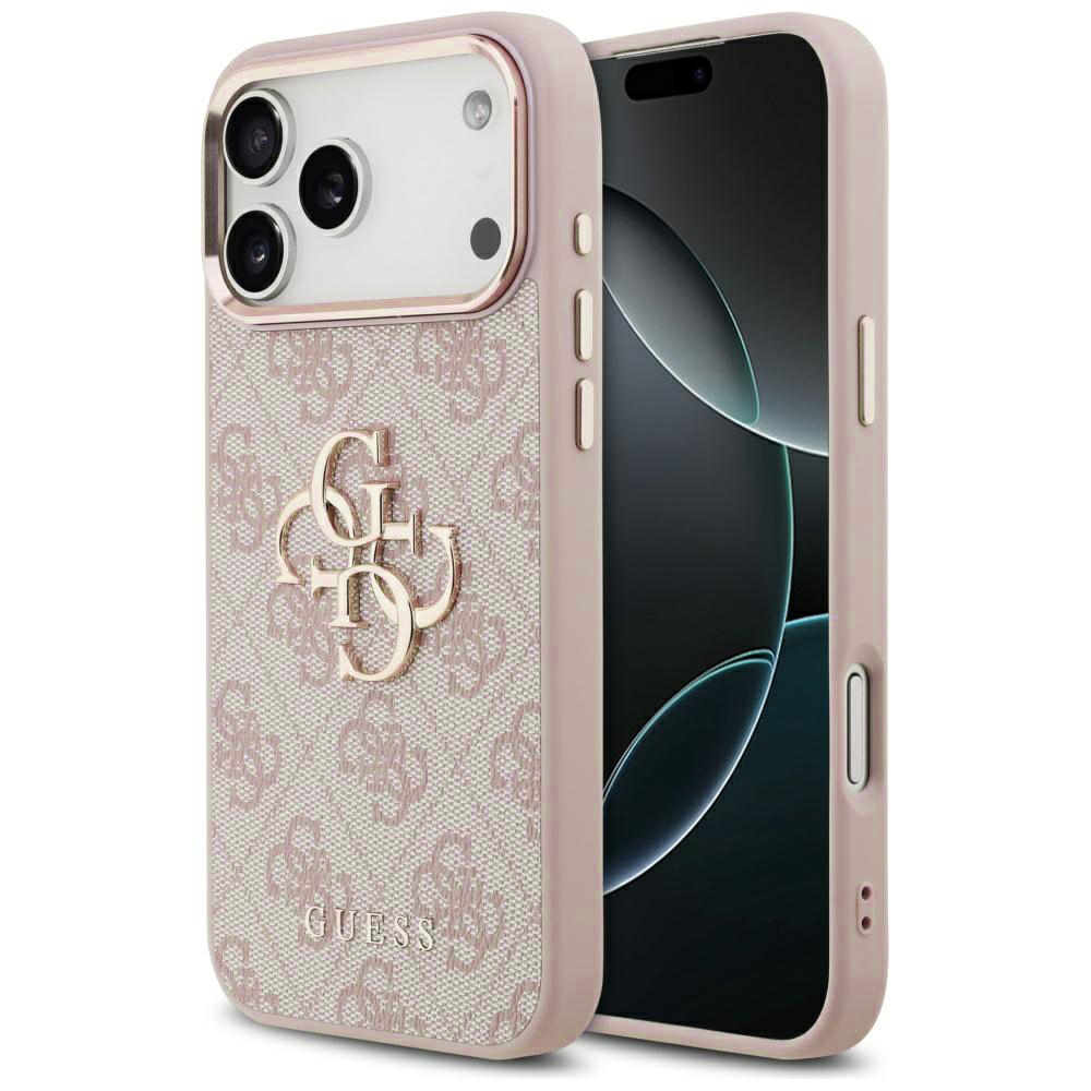 Guess Hardcase Big 4G Classic Logo iPhone 17 Pro růžová