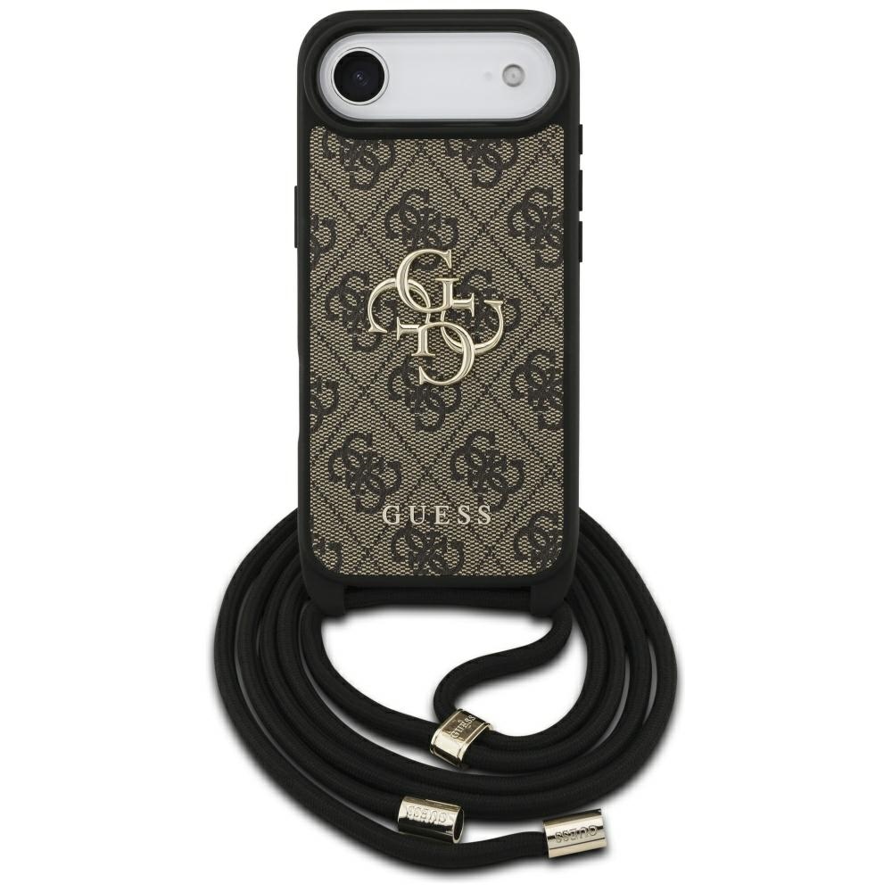 Guess Crossbody Cord 4G Big Logo GUHCP17MP4GMGCRW iPhone 17 Air hnědá