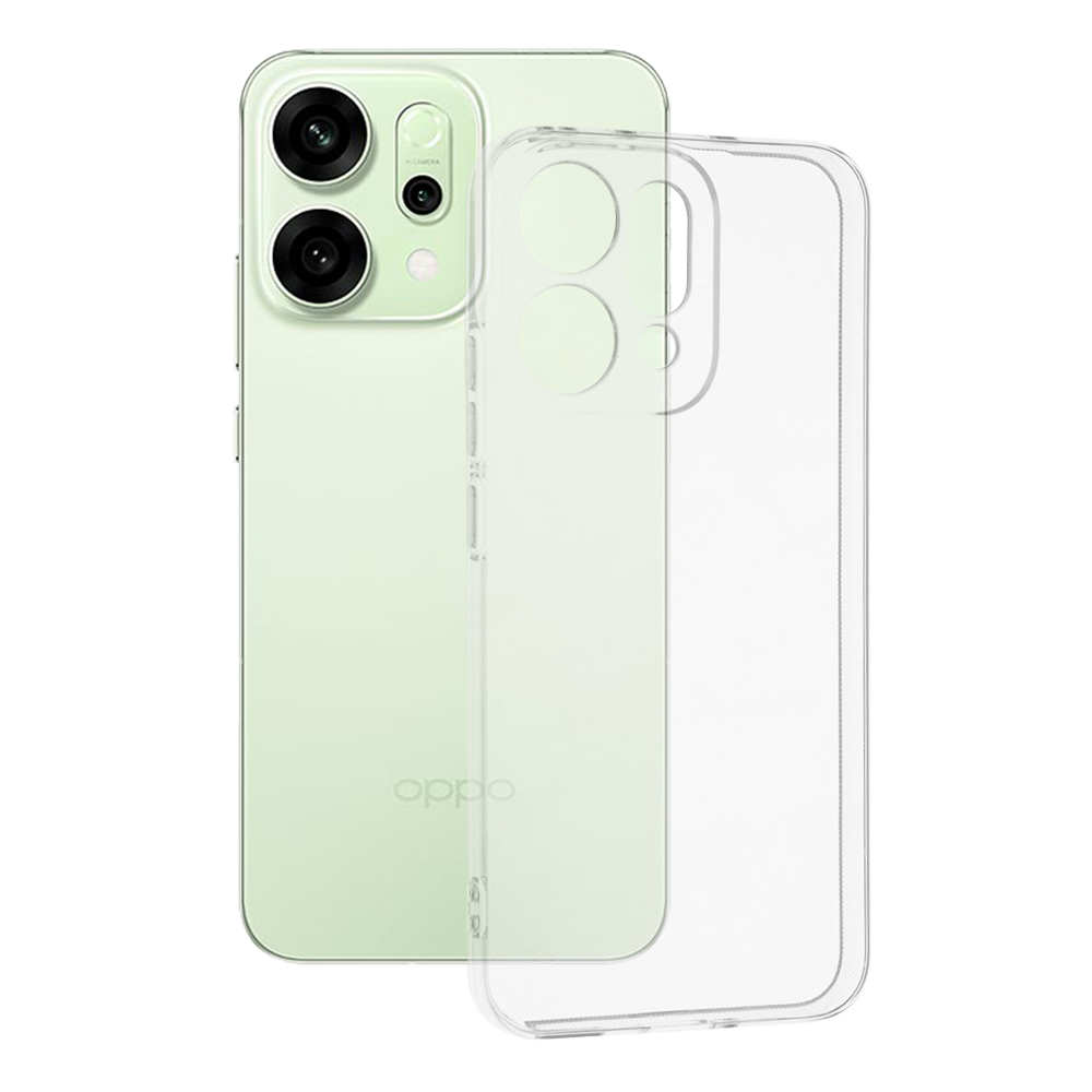 Techsuit silikonové pouzdro pro Oppo Reno14 průhledné