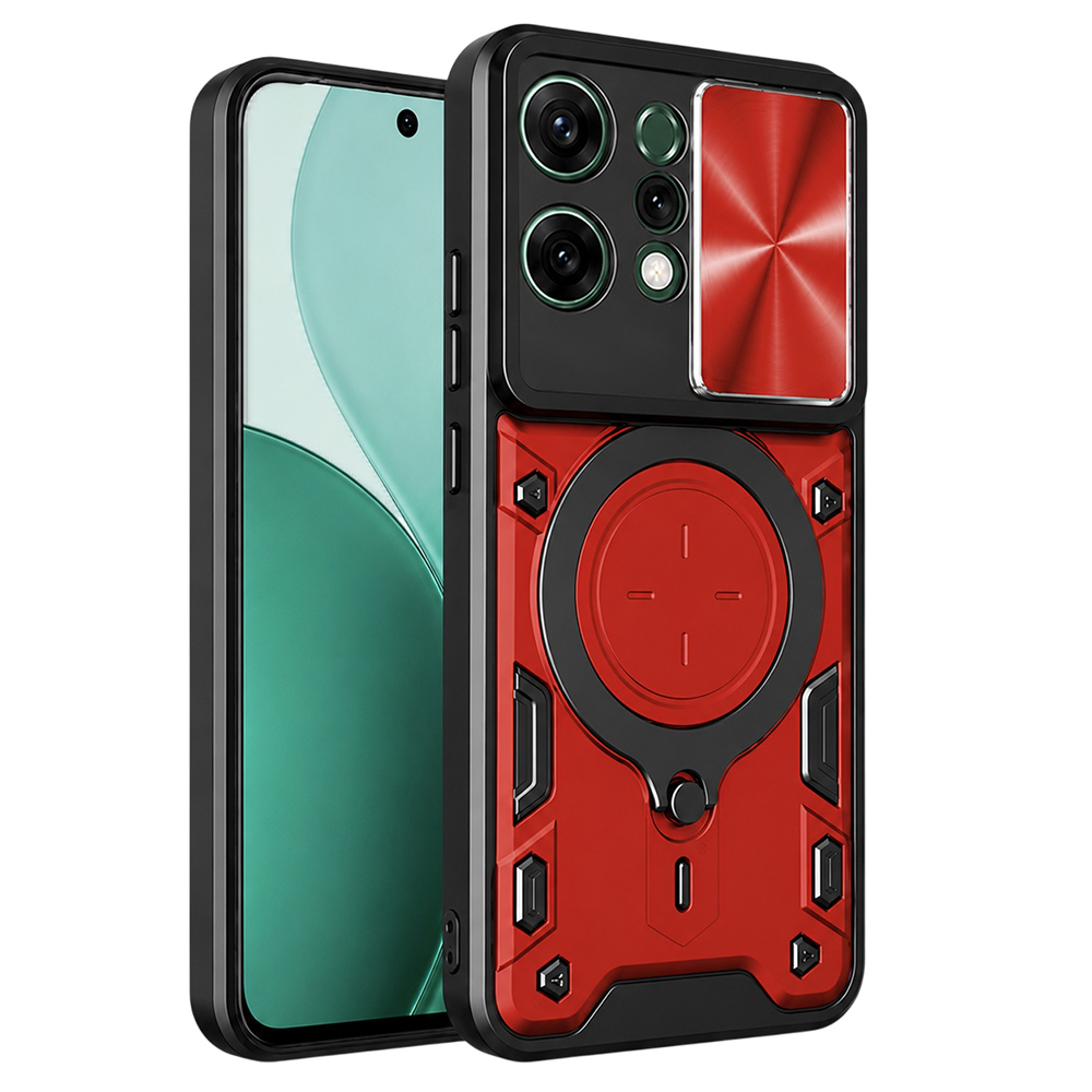 Techsuit CamGuard Pro pro Oppo Reno14 červený