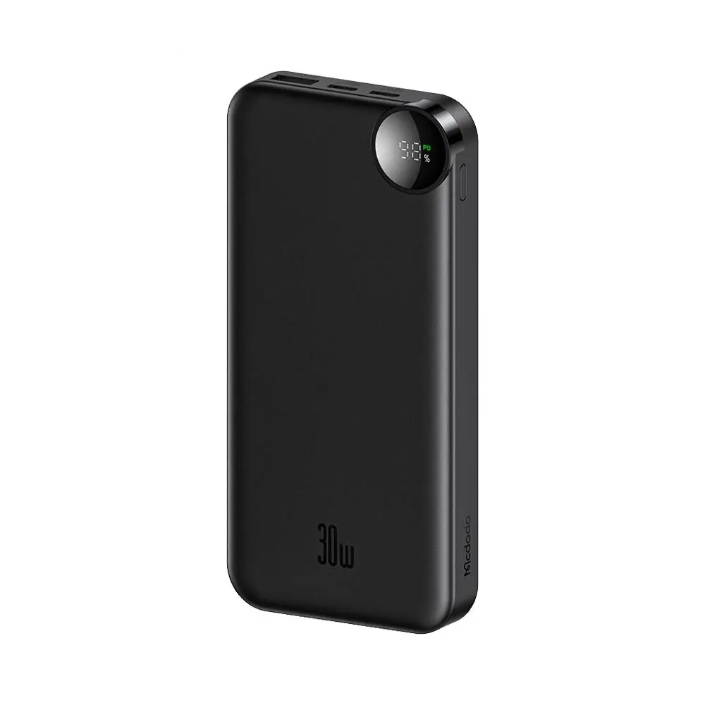 Mcdodo Power Bank MC-3850 USB-C port 10000mAh 30W LED displej černá