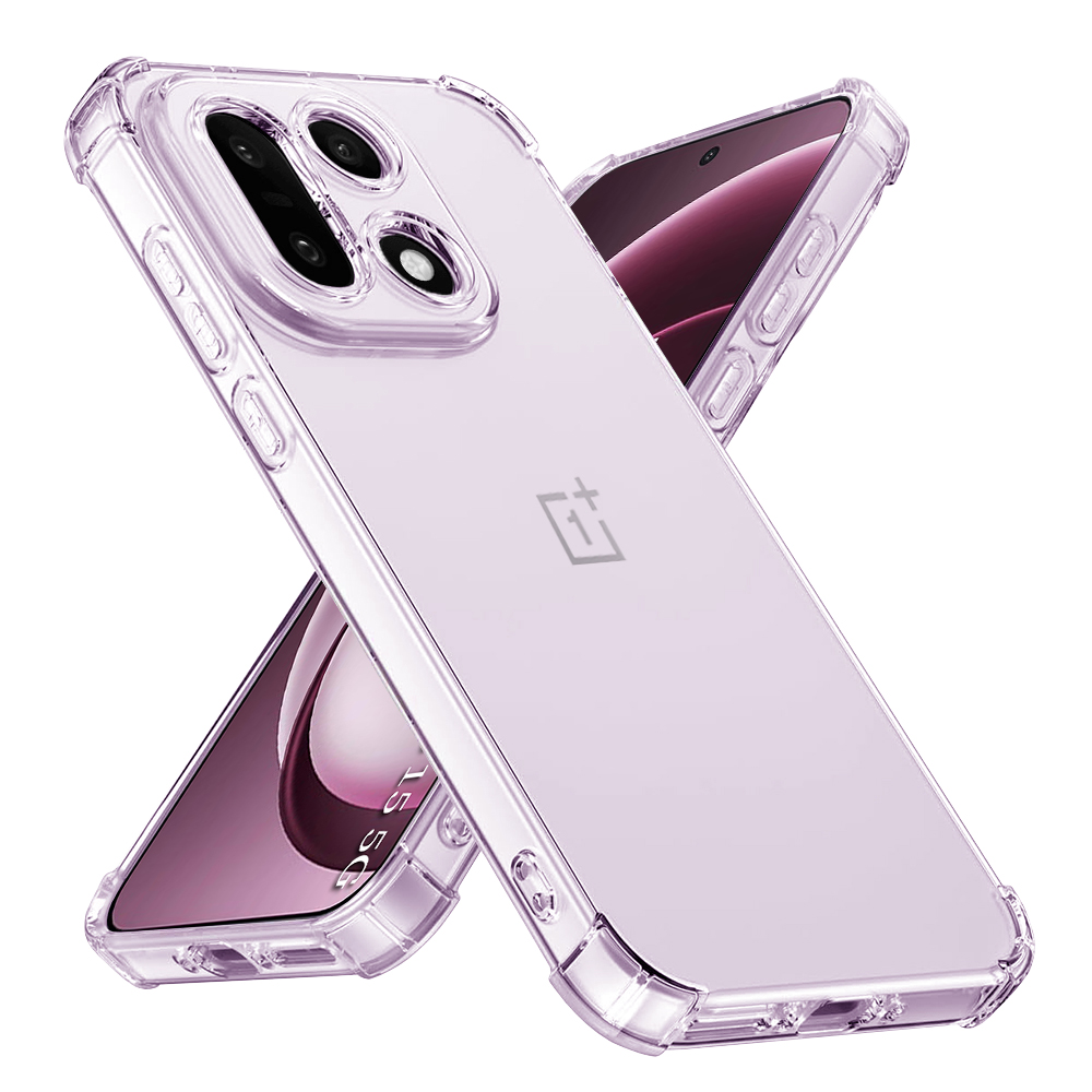 Techsuit Shockproof průhledný silikonový obal OnePlus 15 průhledný