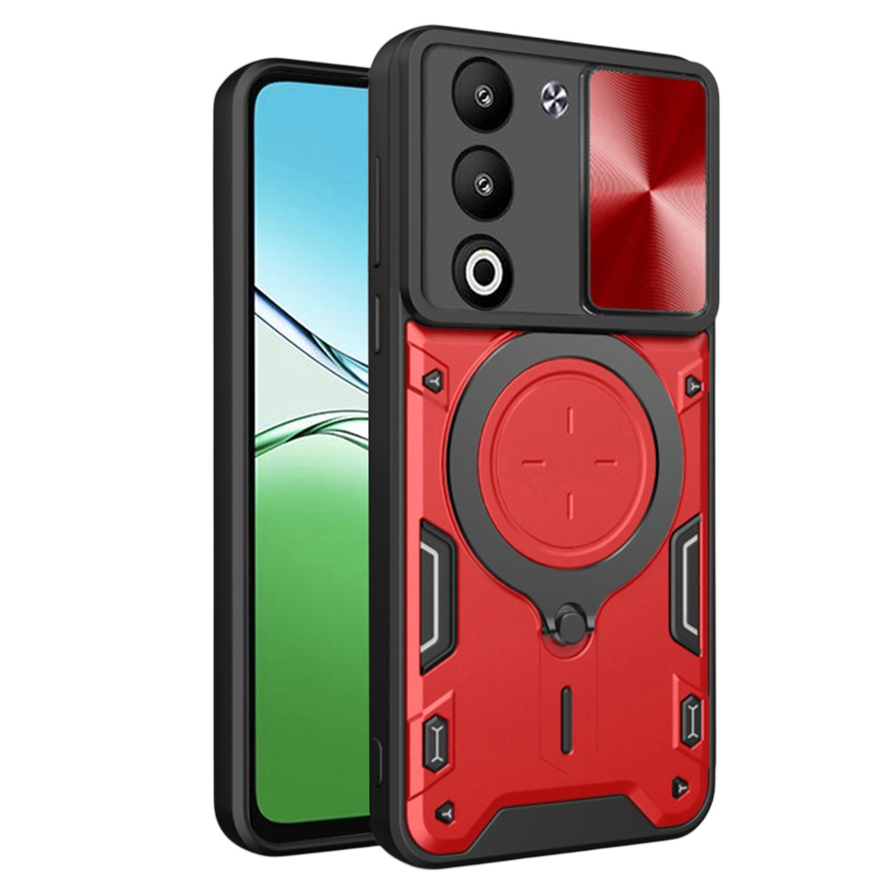 Techsuit CamGuard Pro pro Oppo A5 4G A5 5G červená