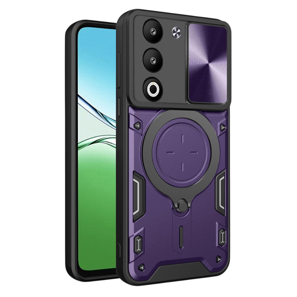Techsuit CamGuard Pro pro Oppo A5 4G A5 5G fialová