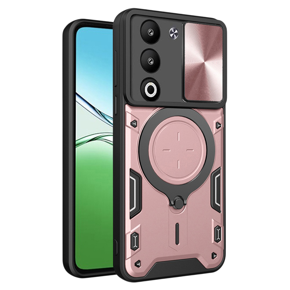 Pouzdro Techsuit CamGuard Pro pro Oppo A5 4G A5 5G růžově zlaté