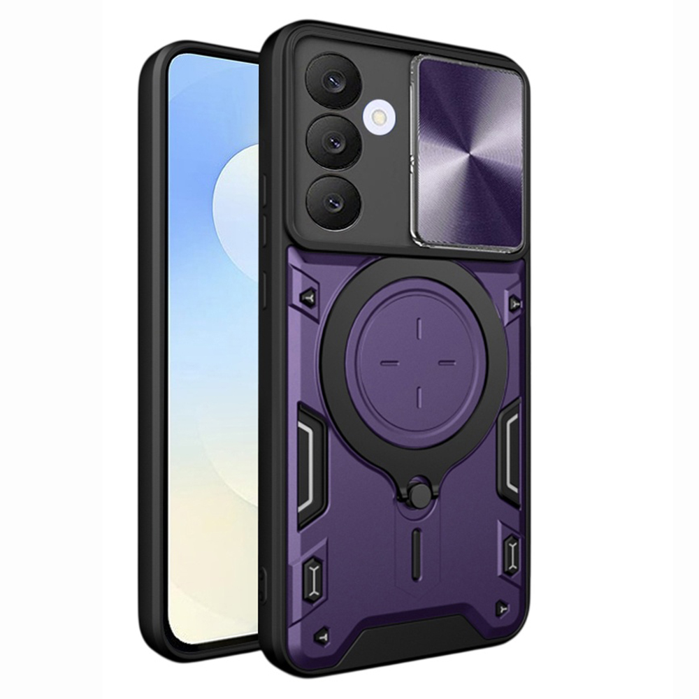Ochranné pouzdro Techsuit CamGuard Pro pro Samsung Galaxy S25 FE fialové