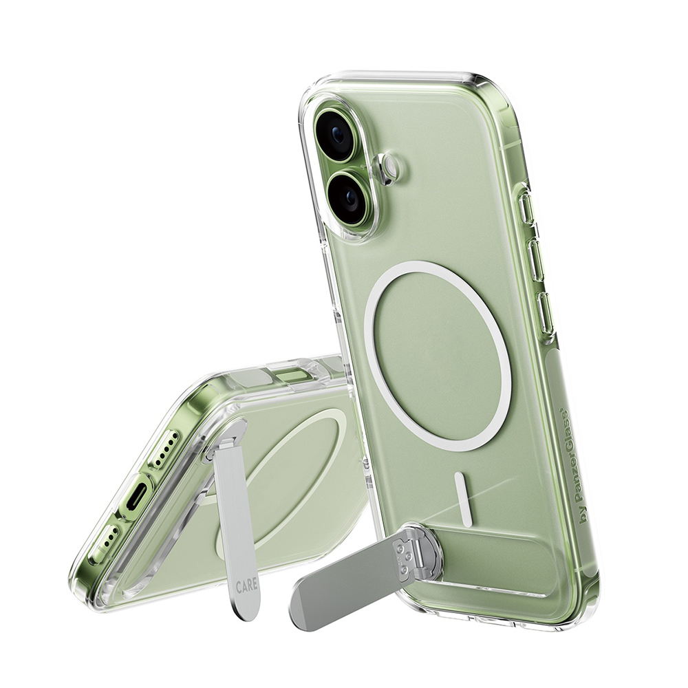 PanzerGlass® CARE Feature Kickstand MagSafe iPhone 17 průhledný