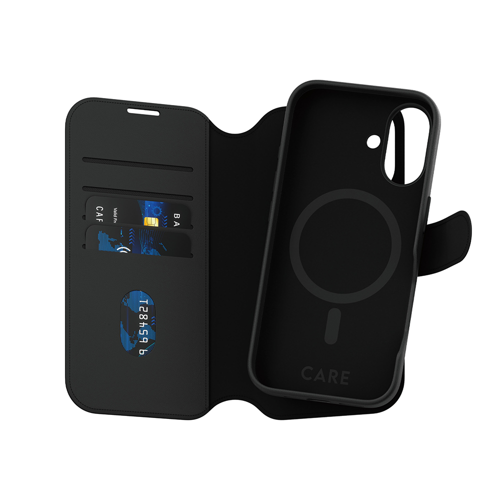 PanzerGlass® CARE MagSafe pouzdro Tango Two-in-One peněženka iPhone 16 černá