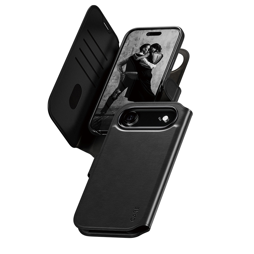 Pouzdro PanzerGlass CARE MagSafe Tango Two-in-One Wallet iPhone 17 Air černé