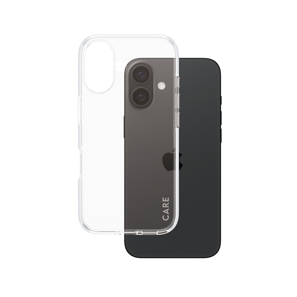 PanzerGlass® CARE Flagship Urban Combat iPhone 16 průhledný