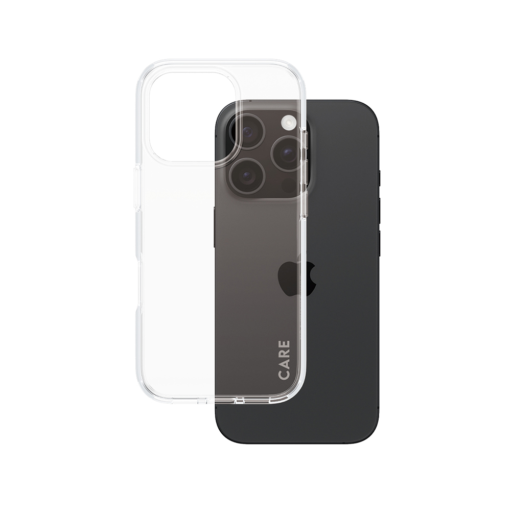 PanzerGlass® CARE Flagship Urban Combat iPhone 16 Pro průhledný