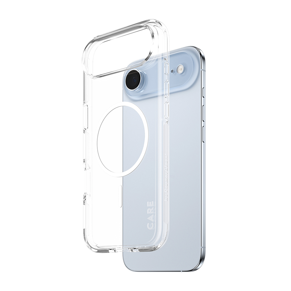 PanzerGlass® CARE Flagship Urban Explorer bílý MagSafe iPhone 17 Air průhledný