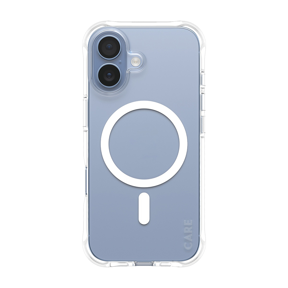PanzerGlass® CARE Fashionable pouzdro s bílým MagSafe iPhone 17 průhledné