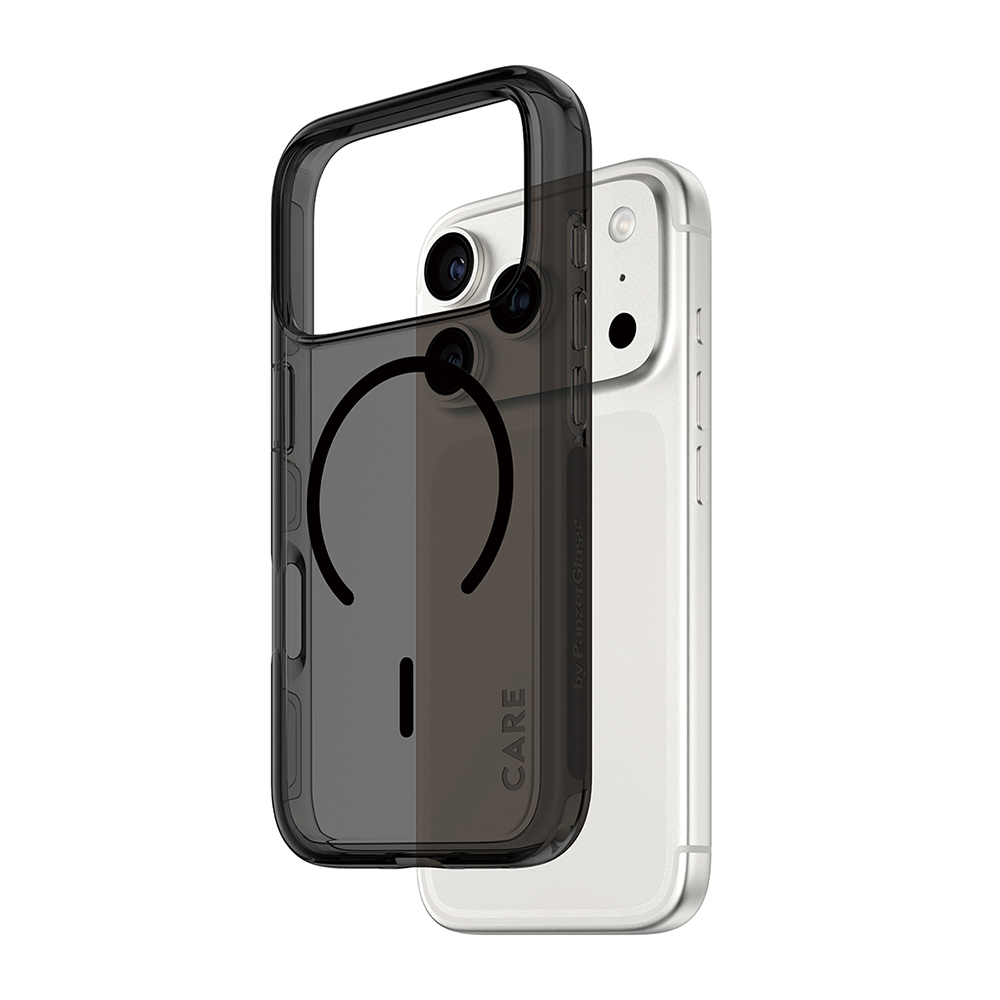 PanzerGlass® CARE Flagship Urban Explorer černý MagSafe iPhone 17 Pro kouřový