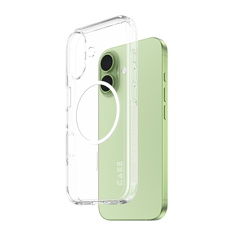 PanzerGlass® CARE Flagship Urban Explorer bílý MagSafe iPhone 17 průhledný