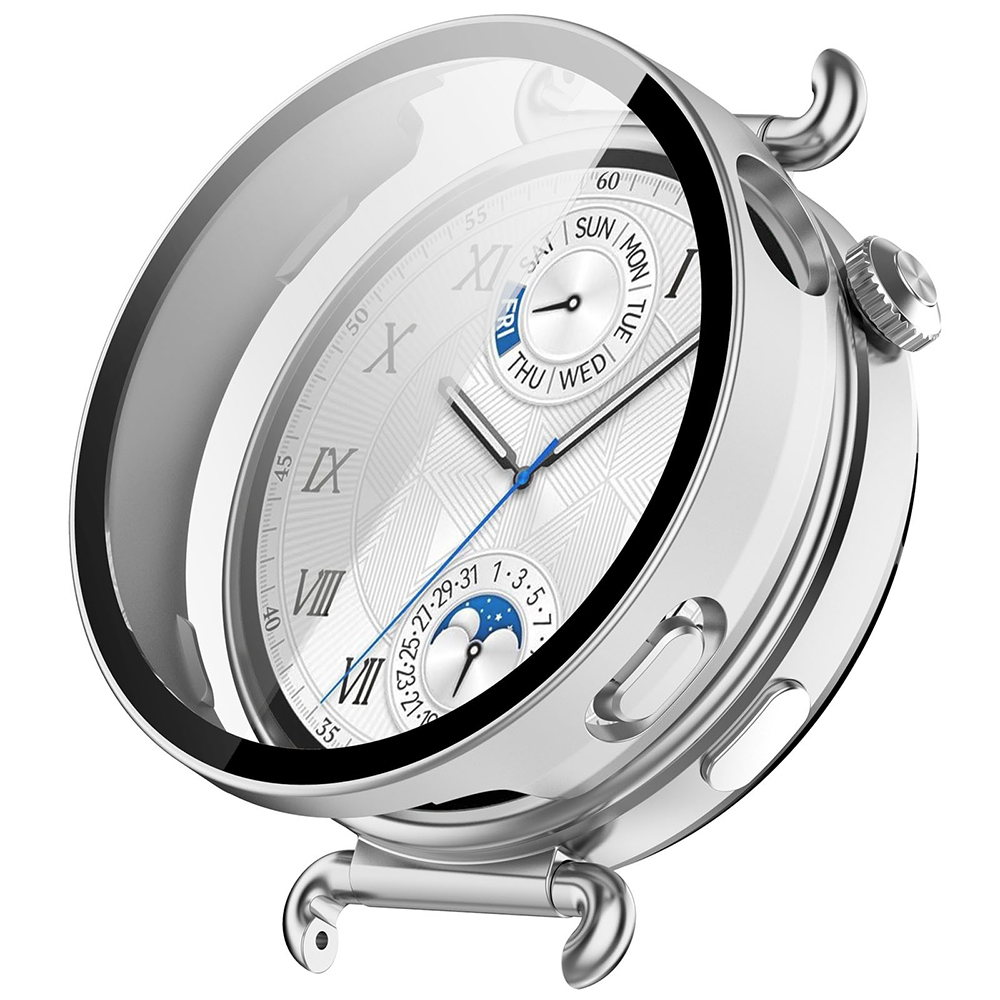 Techsuit Defense360 Pro + Ochranné sklo Huawei Watch GT 6 41mm Stříbrná