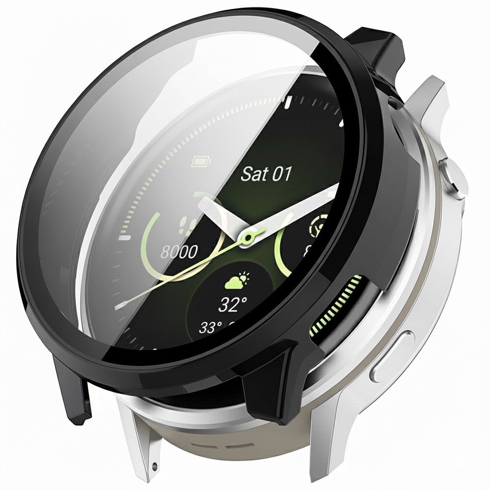 Techsuit Defense360 Pro s ochranným sklem Garmin Venu 4 41mm černá