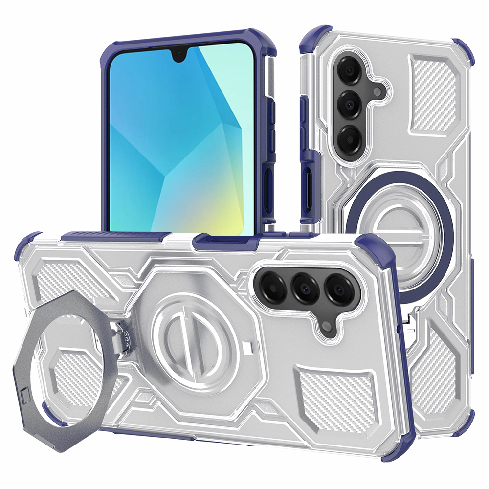 Techsuit Carbon Shield PRO pro Samsung Galaxy A16 4G/A16 5G modrý průhledný