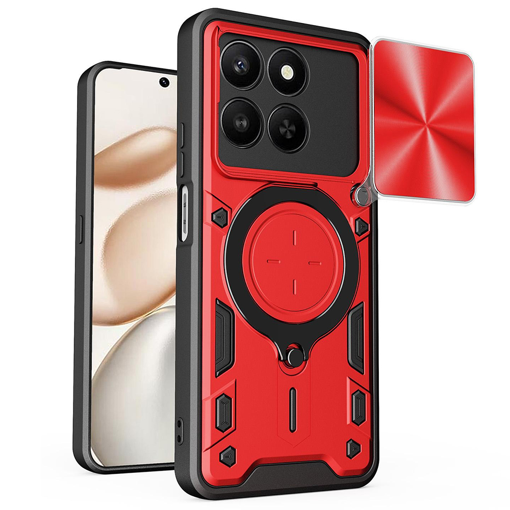 Techsuit CamGuard Pro Honor 400 Smart 5G 400 Smart 4G X7d 4G červená