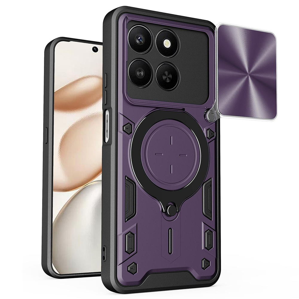Techsuit CamGuard Pro Honor 400 Smart 5G 400 Smart 4G X7d 4G fialová