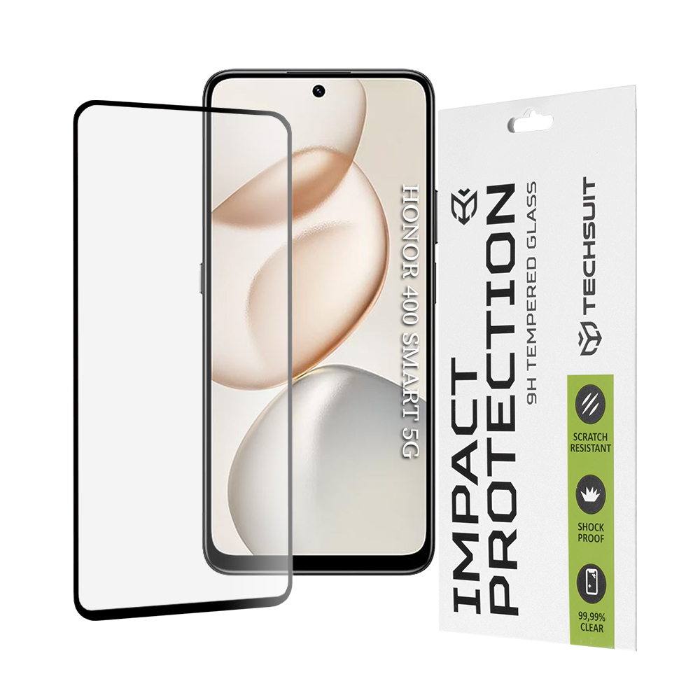 Ochranné sklo Techsuit 111D pro Honor 400 Smart 5G černé