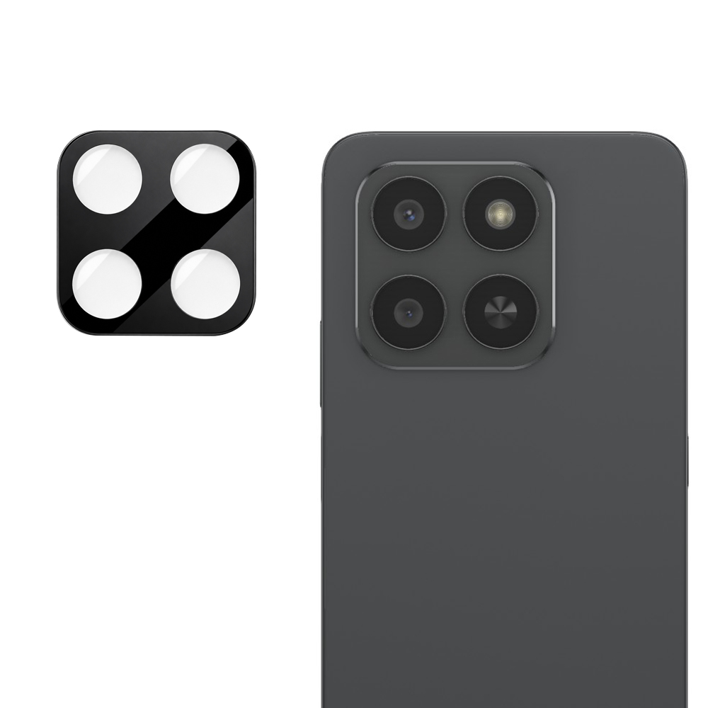 Techsuit - Sklo na fotoaparát - Honor 400 Smart 5G 400 Smart 4G X7d 4G - černá