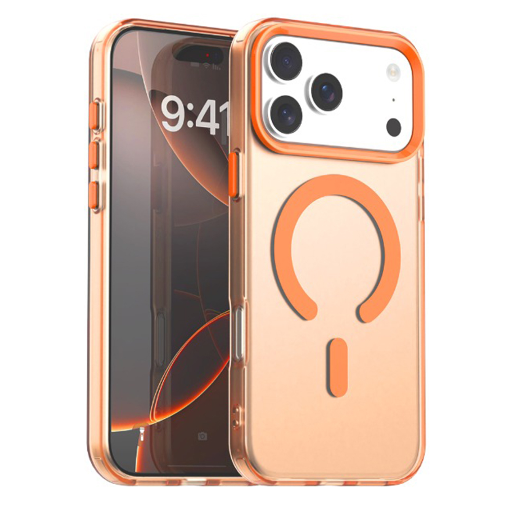 Techsuit CandyCase MagSafe pro iPhone 17 Pro oranžová