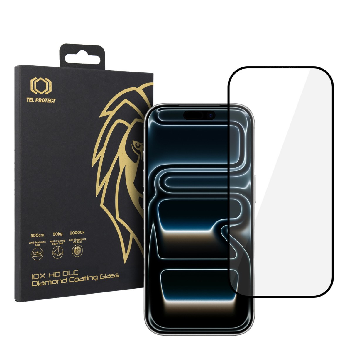 Tvrzené sklo Tel Protect 10X HD DLC Diamond Coating pro iPhone 17 Pro Max