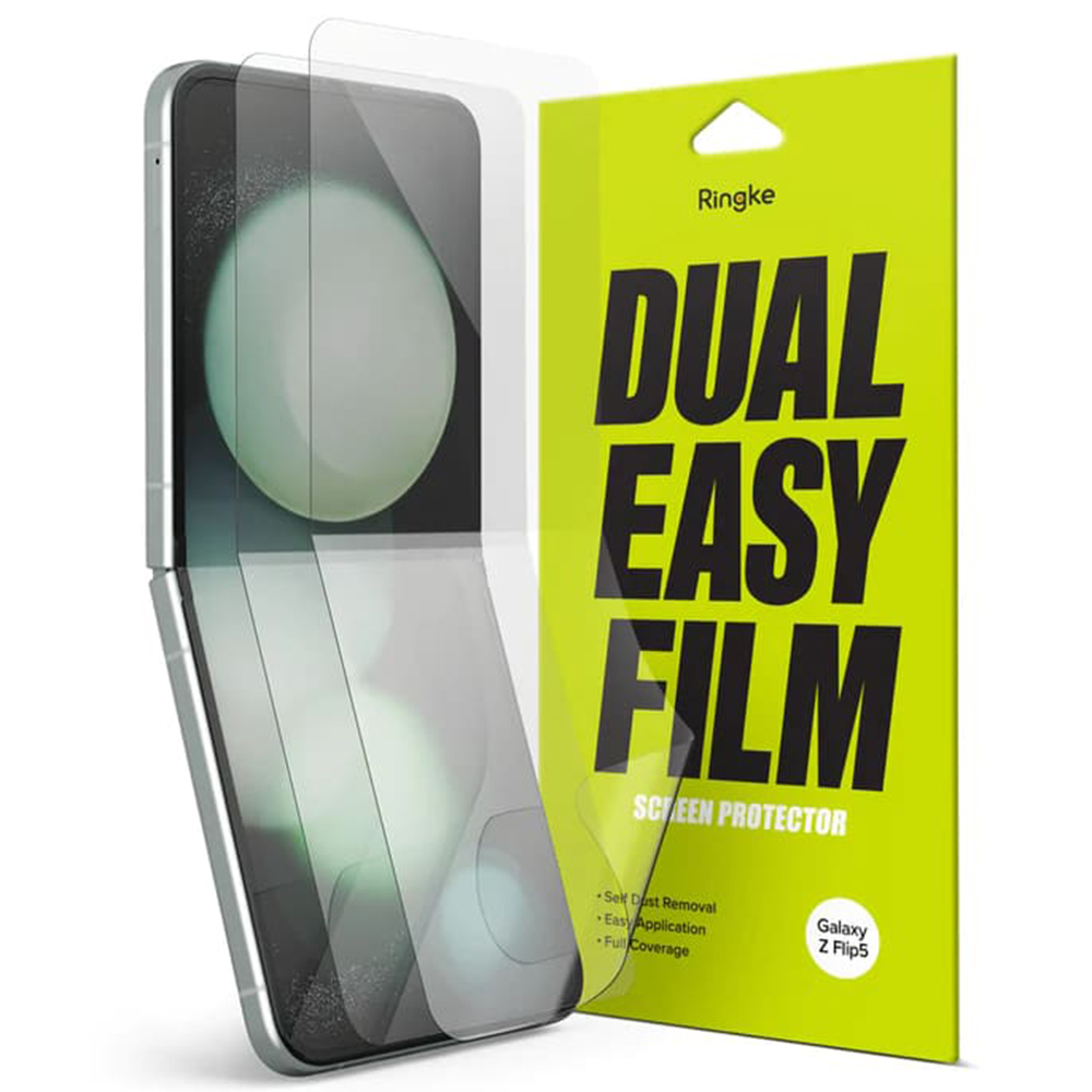 Ringke Dual Easy Full 2 kusy Samsung Galaxy Z Flip5 průhledné