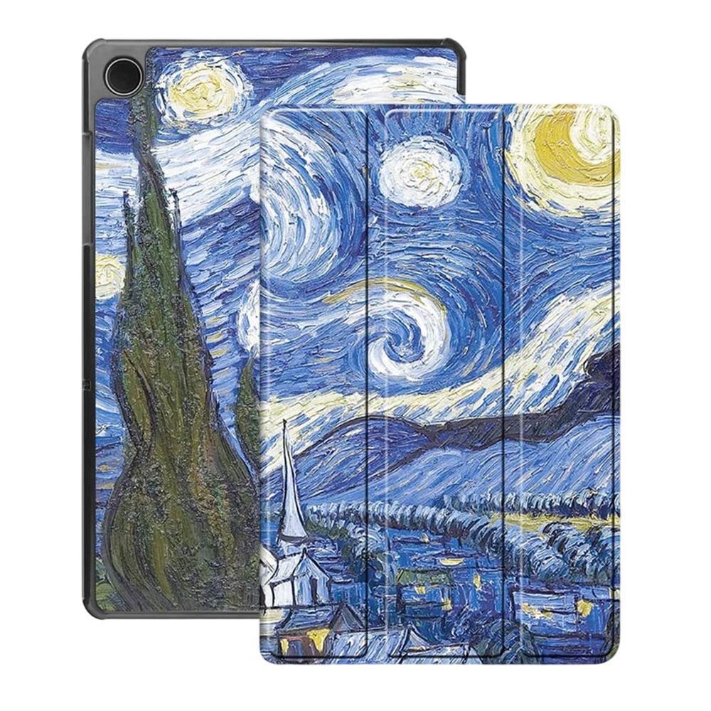 Techsuit FoldPro Samsung Galaxy Tab A11 Plus A9 Plus Starry Night