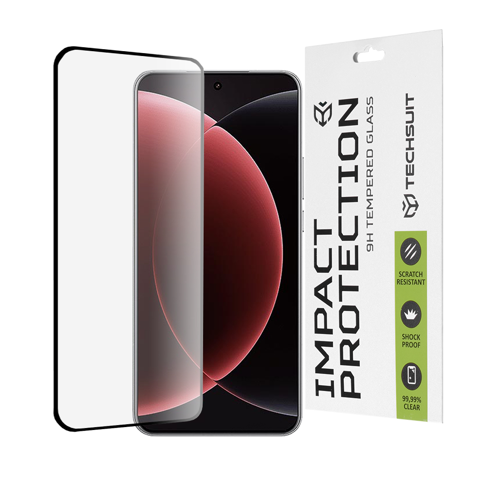 Techsuit 111D celoplošné 3D sklo s lepením pro Xiaomi 15 Ultra černé