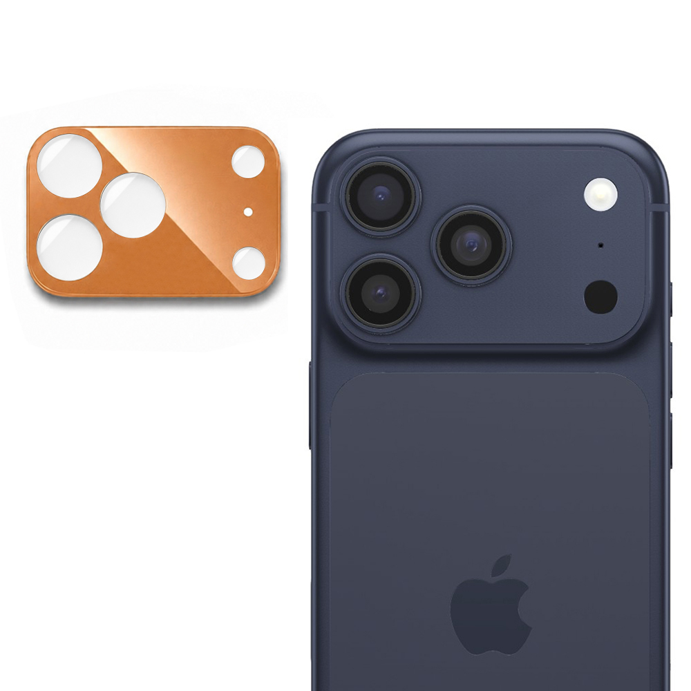 Techsuit ochranné sklo na fotoaparát iPhone 17 Pro oranžové