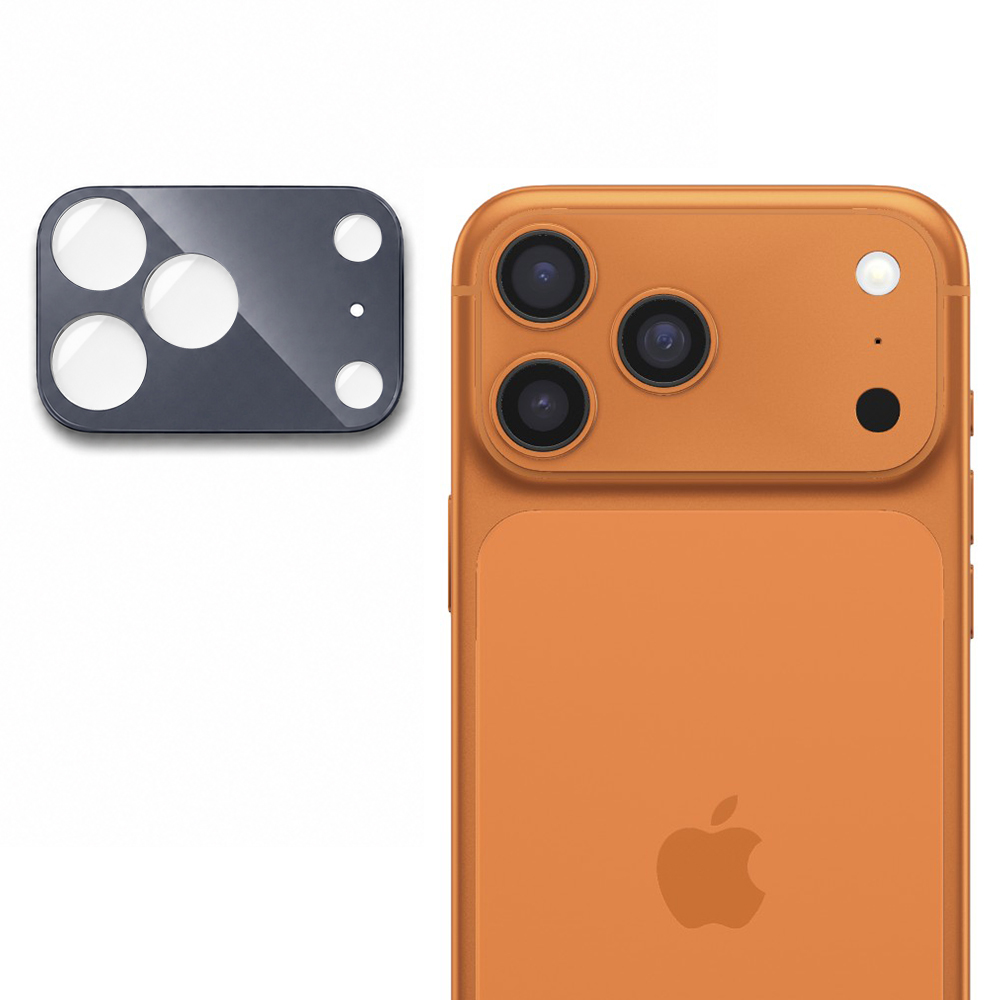 Techsuit celoplošné sklo na fotoaparát iPhone 17 Pro Max tmavě modrá