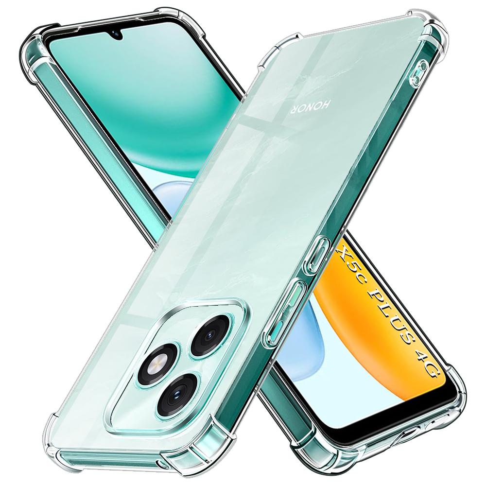 Techsuit nárazuvzdorný průhledný silikon Honor X5c Plus