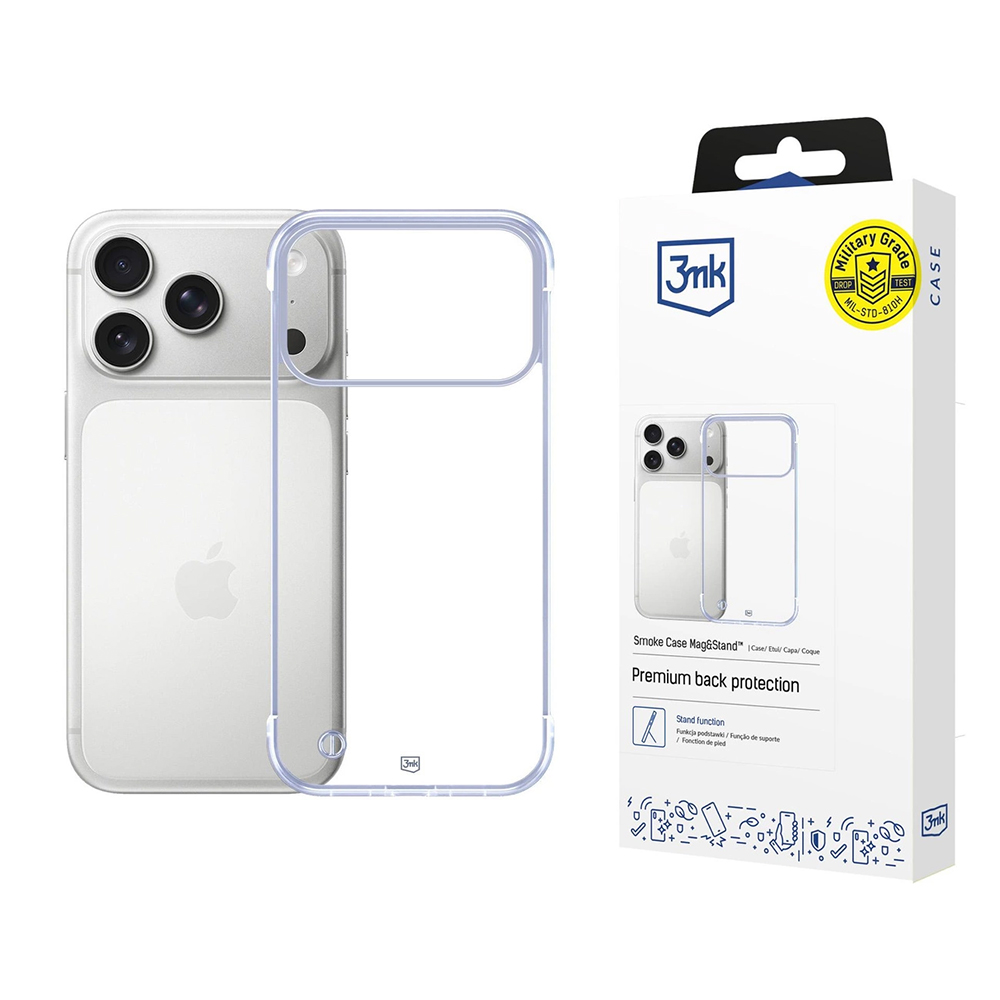 3mk Just20g Clear Case pro iPhone 17 Pro průhledné
